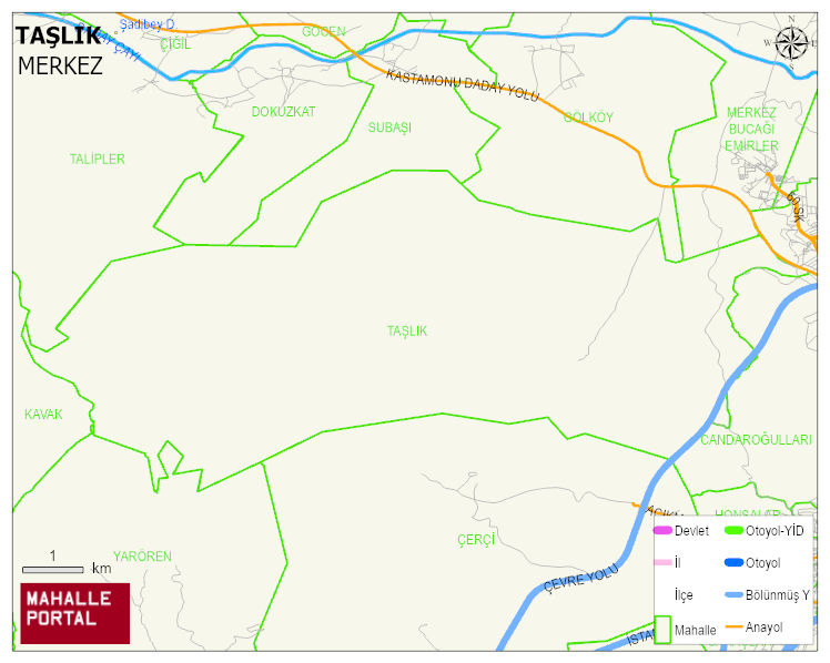 TAŞLIK Köyü Haritası | İnteraktif Köy ve Mahalle Sınırları