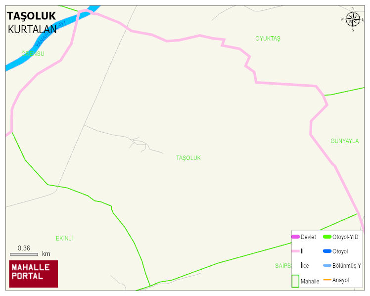 TAŞOLUK Köyü Haritası | İnteraktif Köy ve Mahalle Sınırları