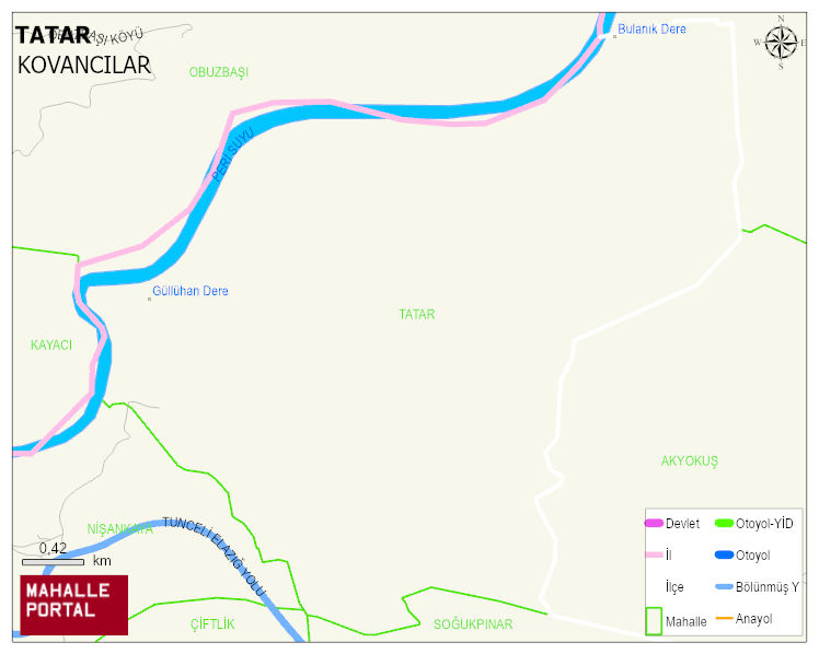 TATAR Köyü Haritası | İnteraktif Köy ve Mahalle Sınırları