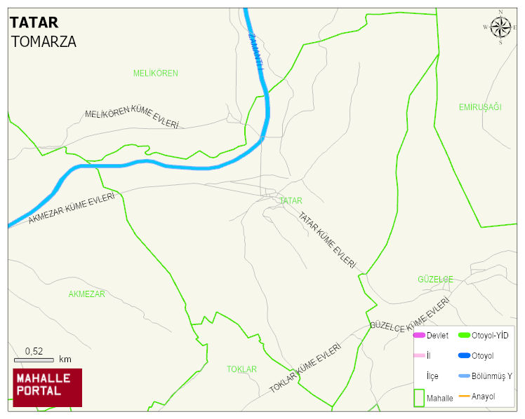 TATAR Mahallesi Haritası | Mahalle ve Köy Sınırı
