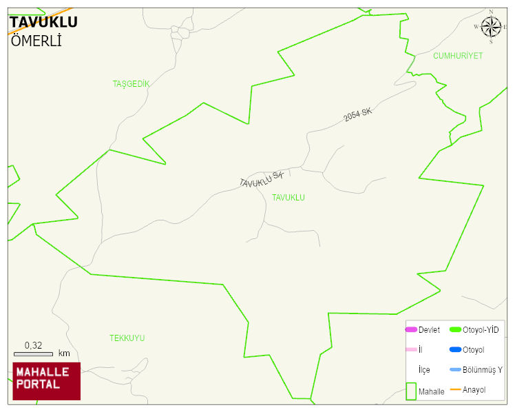 TAVUKLU Mahallesi Haritası | Uydu Görüntüsü ve Harita Detayları