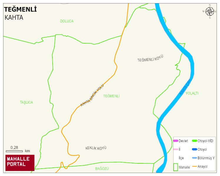 TEĞMENLİ Köyü Haritası | Güncel Mahalle ve Köy Haritası