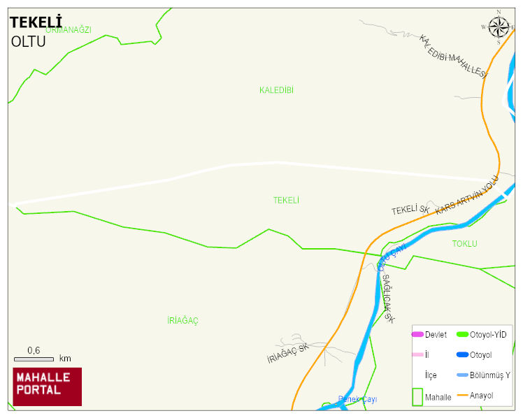 TEKELİ Mahallesi Haritası | Mahalle Sokak Haritası