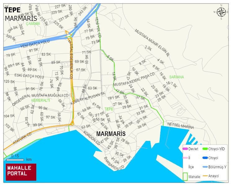 TEPE Mahallesi Haritası | Güncel Mahalle ve Köy Haritası