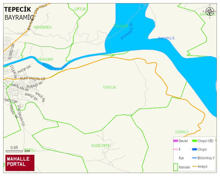 TEPECİK Mahallesi Haritası | Uydu Görüntüsü ve Harita Detayları