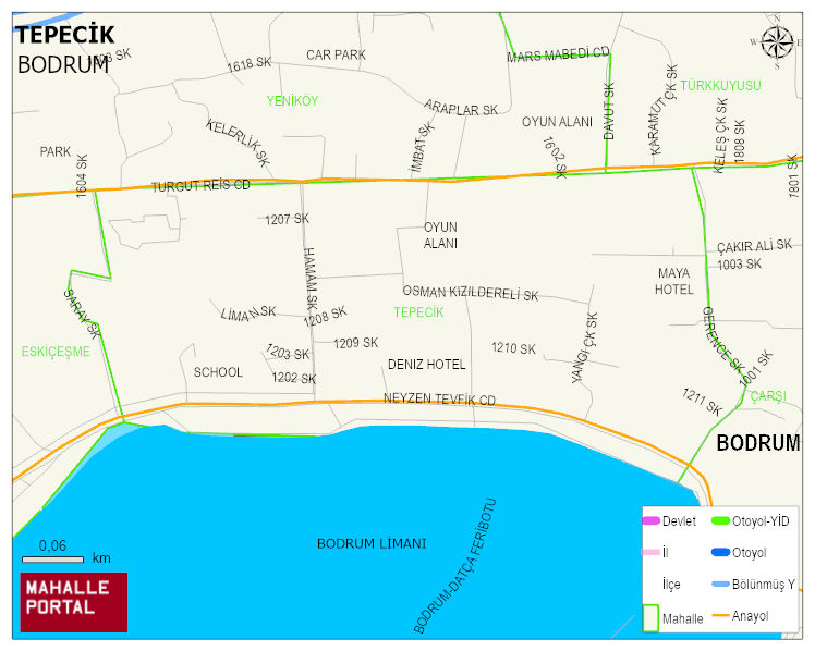 TEPECİK Mahallesi Haritası | Güncel Mahalle ve Köy Haritası