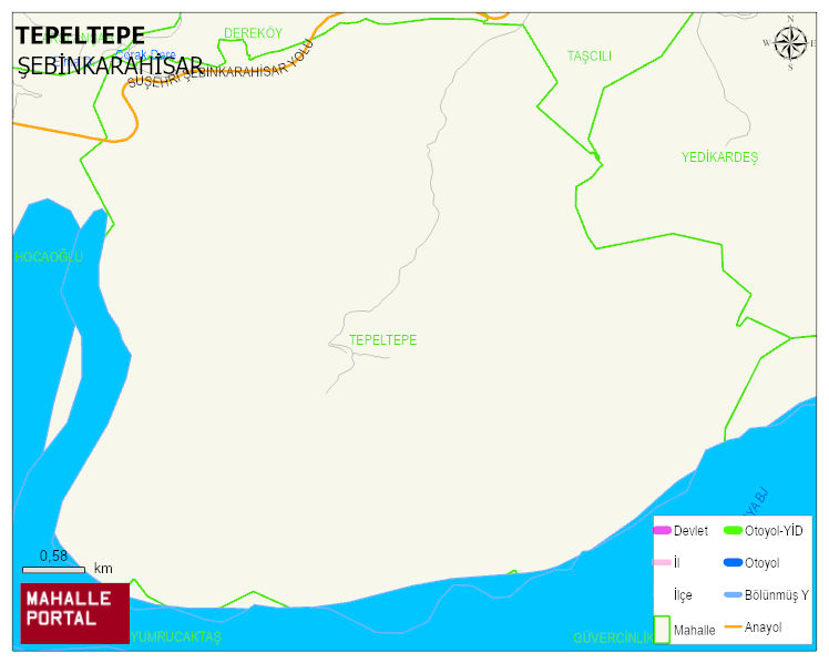TEPELTEPE Köyü Haritası | Mahalle Sokak Haritası