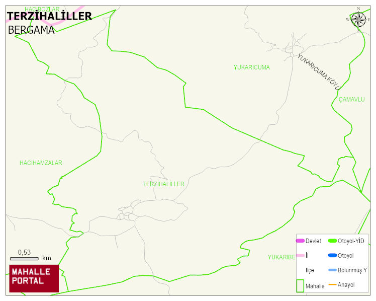 TERZİHALİLLER Mahallesi Haritası | Mahalle Sokak Haritası
