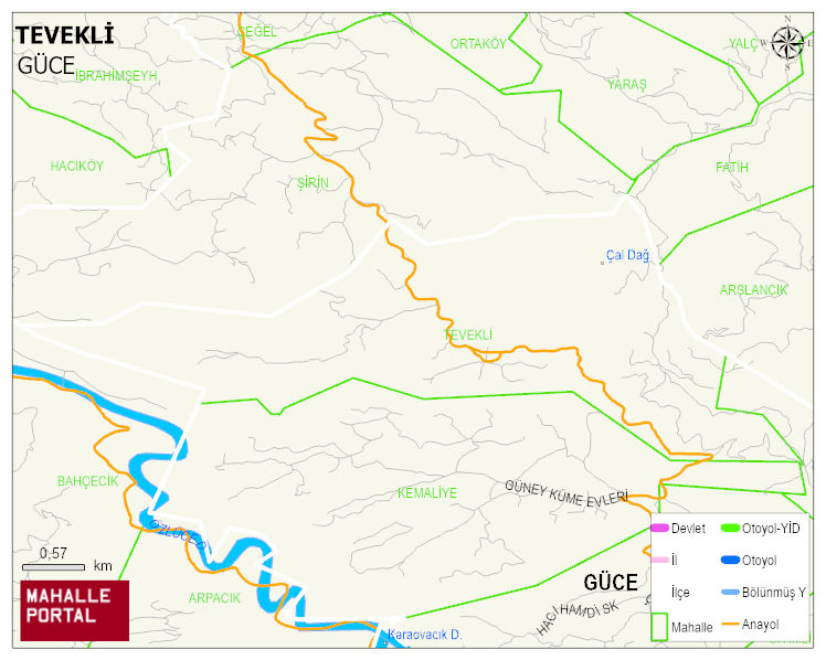 TEVEKLİ Mahallesi Haritası | Mahalle Sokak Haritası