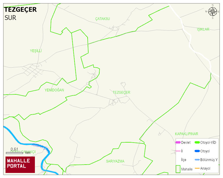 TEZGEÇER Mahallesi Haritası | Sayısal Bölge Görünümü