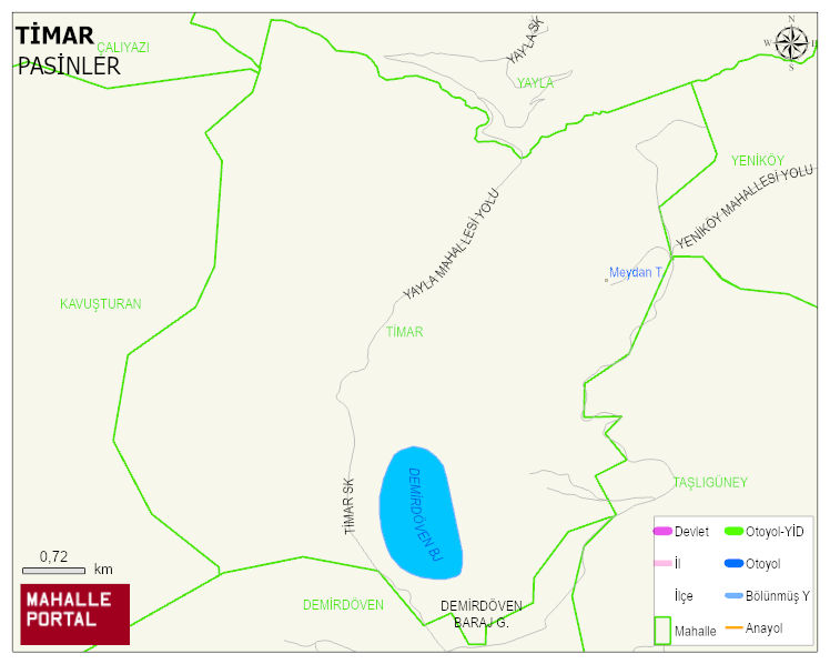 TİMAR Mahallesi Haritası | Detaylı Köy ve Mahalle Görünümü