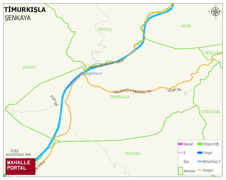TİMURKIŞLA Mahallesi Haritası | Uydu Görüntüsü ve Harita Detayları