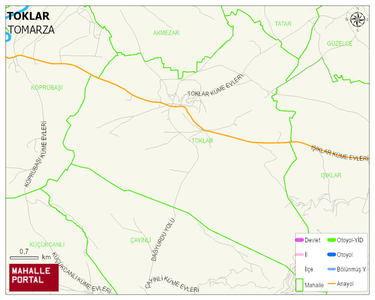 TOKLAR Mahallesi Haritası | Uydu Görüntüsü ve Harita Detayları