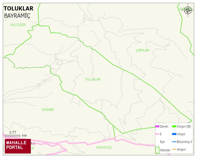 TOLUKLAR Köyü Haritası | Mahalle Sokak Haritası