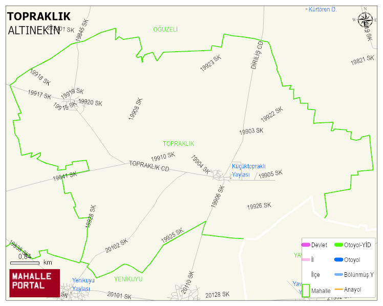 TOPRAKLIK Mahallesi Haritası | Uydu Görüntüsü ve Harita Detayları