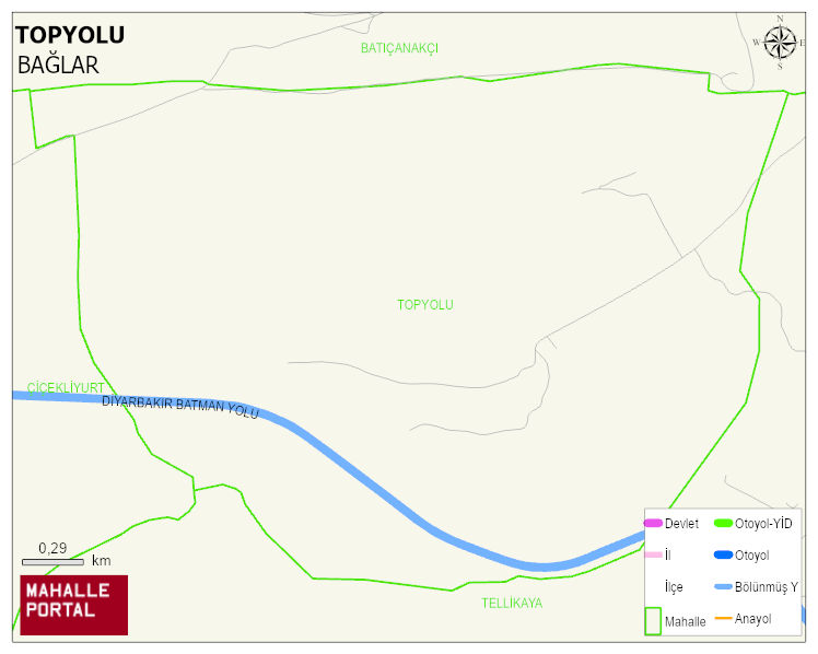 TOPYOLU Mahallesi Haritası | Sayısal Bölge Görünümü