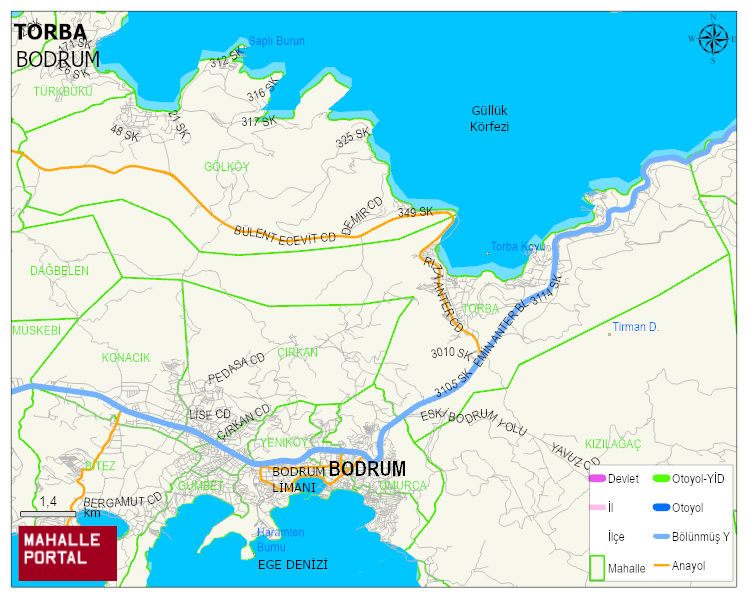TORBA Mahallesi Haritası | Detaylı Köy ve Mahalle Görünümü