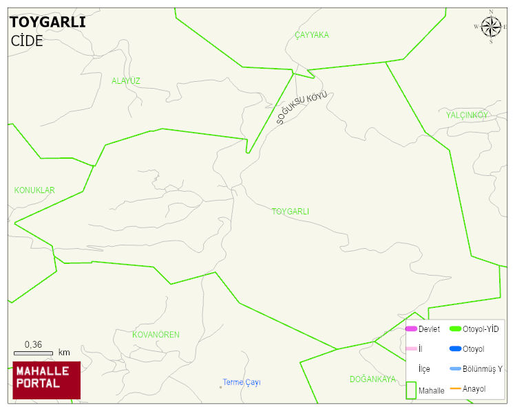 TOYGARLI Köyü Haritası | Mahalle Sokak Haritası