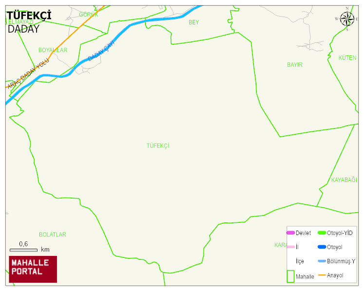TÜFEKÇİ Köyü Haritası | Uydu Görüntüsü ve Harita Detayları