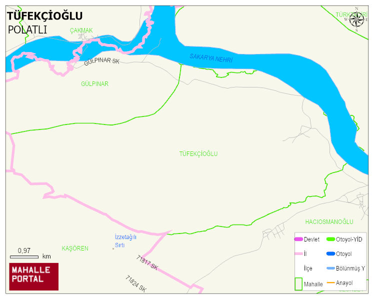 TÜFEKÇİOĞLU Mahallesi Haritası | Güncel Mahalle ve Köy Haritası
