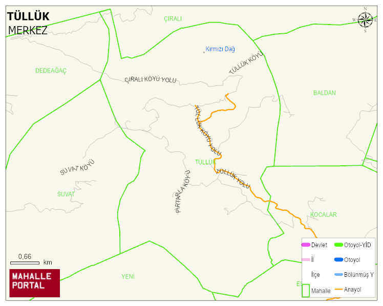 TÜLLÜK Köyü Haritası | Mahalle Sokak Haritası