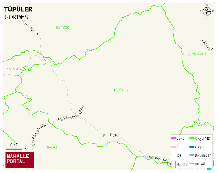 TÜPÜLER Mahallesi Haritası | Mahalle Sokak Haritası