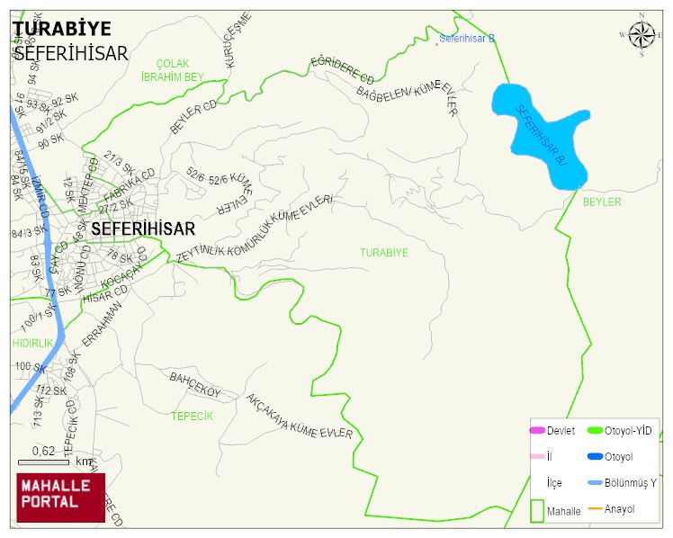 TURABİYE Mahallesi Haritası | İnteraktif Köy ve Mahalle Sınırları