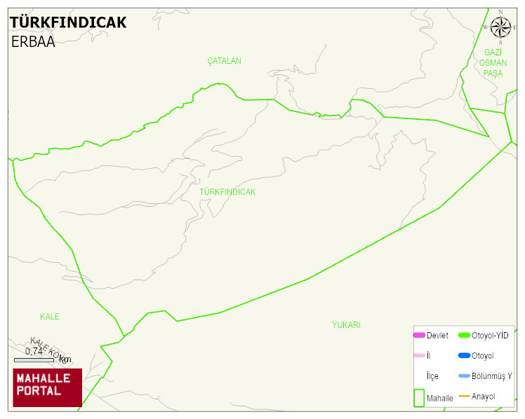 TÜRKFINDICAK Köyü Haritası | Güncel Mahalle ve Köy Haritası