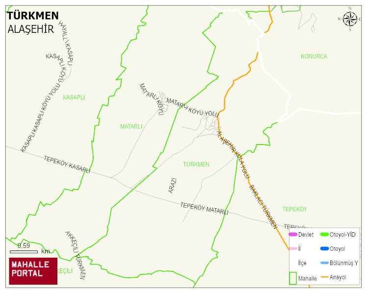 TÜRKMEN Mahallesi Haritası | Mahalle Sokak Haritası