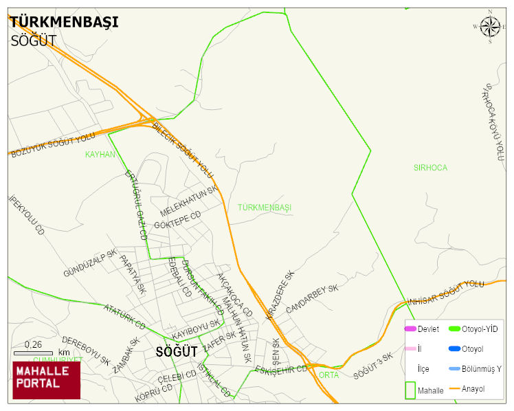 TÜRKMENBAŞI Mahallesi Haritası | Detaylı Köy ve Mahalle Görünümü