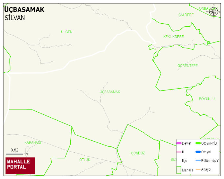 ÜÇBASAMAK Mahallesi Haritası | Sayısal Bölge Görünümü