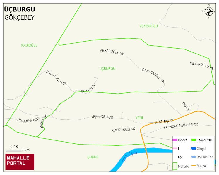 ÜÇBURGU Mahallesi Haritası | Uydu Görüntüsü ve Harita Detayları