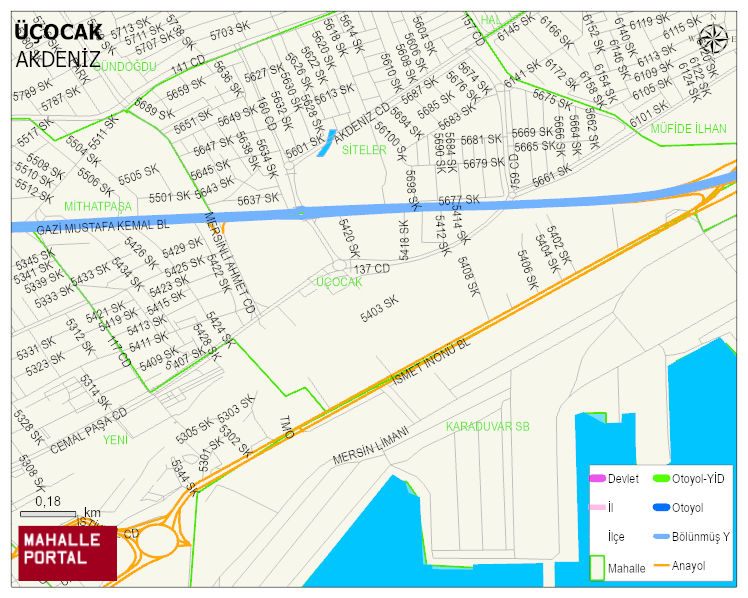 ÜÇOCAK Mahallesi Haritası | İnteraktif Köy ve Mahalle Sınırları