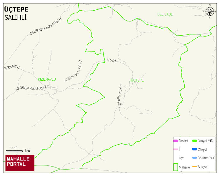 ÜÇTEPE Mahallesi Haritası | Mahalle Sokak Haritası