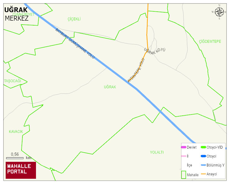 UĞRAK Köyü Haritası | Mahalle Sokak Haritası
