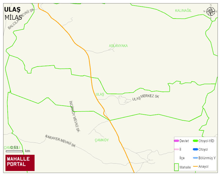 ULAŞ Mahallesi Haritası | Uydu Görüntüsü ve Harita Detayları