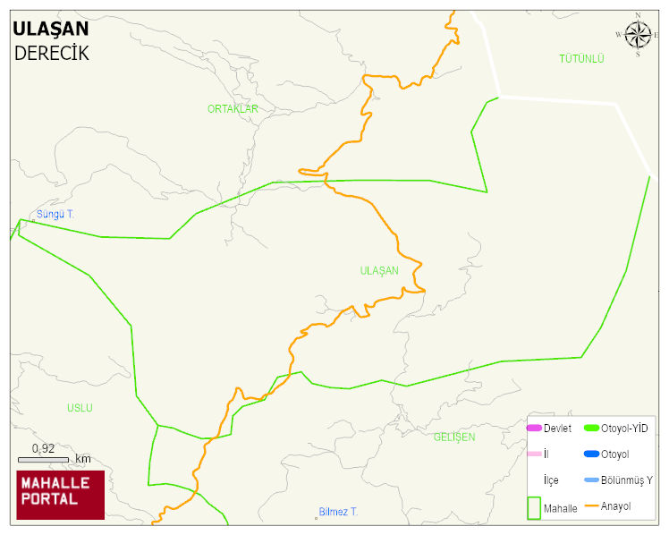 ULAŞAN Köyü Haritası | Uydu Görüntüsü ve Harita Detayları