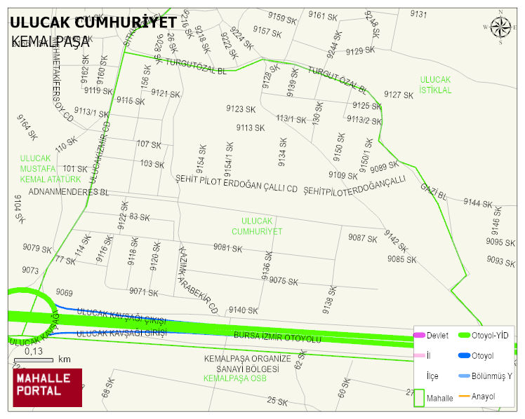 ULUCAK CUMHURİYET Mahallesi Haritası | Coğrafi Yapı ve Detaylı Haritası