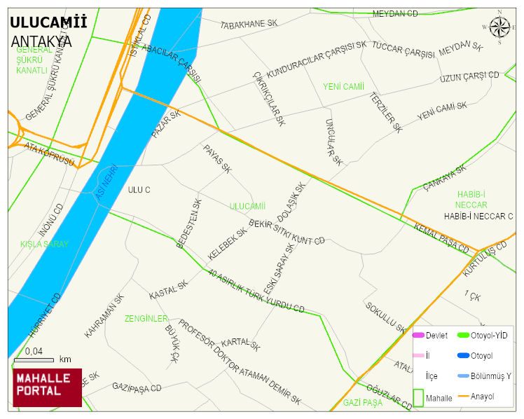 ULUCAMİİ Mahallesi Haritası | Güncel Mahalle ve Köy Haritası