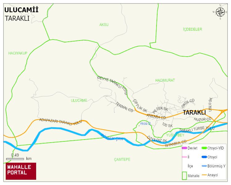 ULUCAMİİ Mahallesi Haritası | İnteraktif Köy ve Mahalle Sınırları