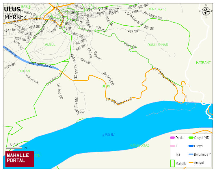 ULUS Mahallesi Haritası | Uydu Görüntüsü ve Harita Detayları