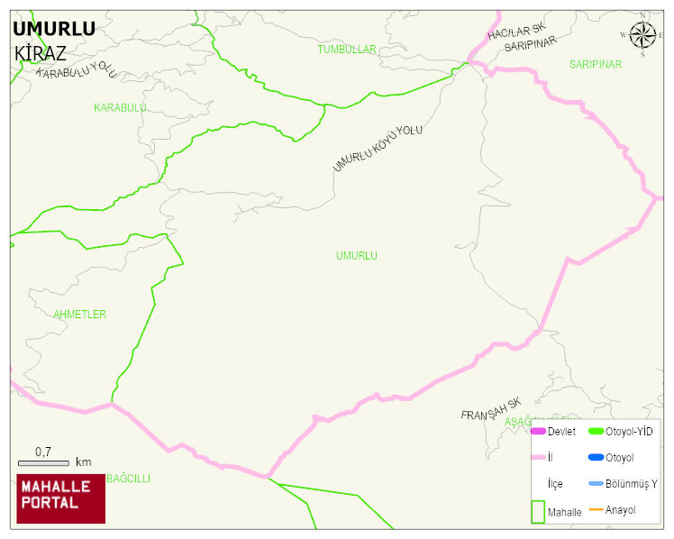 UMURLU Mahallesi Haritası | Uydu Görüntüsü ve Harita Detayları