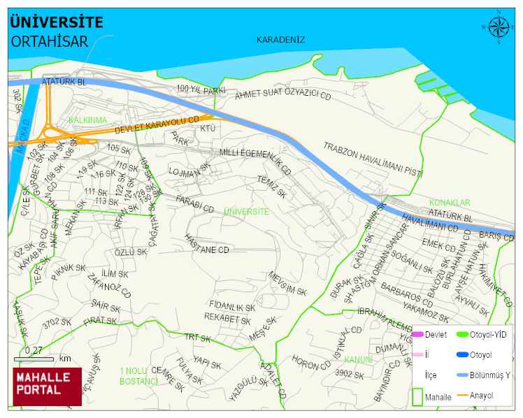 ÜNİVERSİTE Mahallesi Haritası | Detaylı Köy ve Mahalle Görünümü