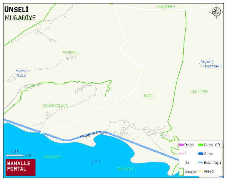 ÜNSELİ Mahallesi Haritası | İnteraktif Köy ve Mahalle Sınırları