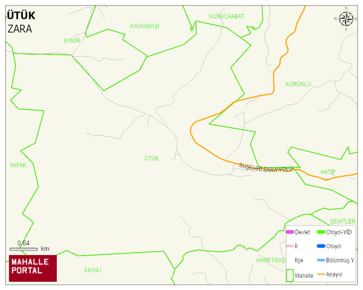 ÜTÜK Köyü Haritası | Güncel Mahalle ve Köy Haritası