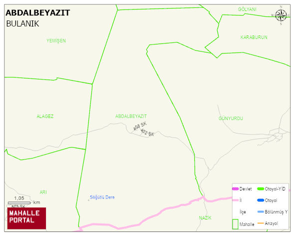 UZGÖRÜR BELDESİ ABDALBEYAZIT Mahallesi Haritası | Uydu Görüntüsü ve Harita Detayları