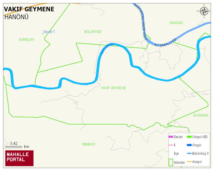 VAKIF GEYMENE Mahallesi Haritası | Detaylı Köy ve Mahalle Görünümü