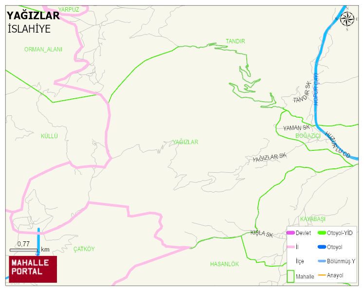 YAĞIZLAR Mahallesi Haritası | Mahalle Sokak Haritası