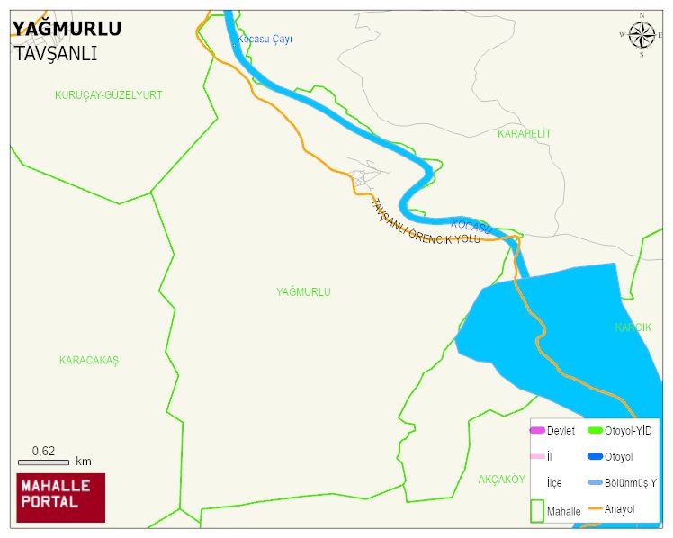 YAĞMURLU Köyü Haritası | Mahalle Sokak Haritası