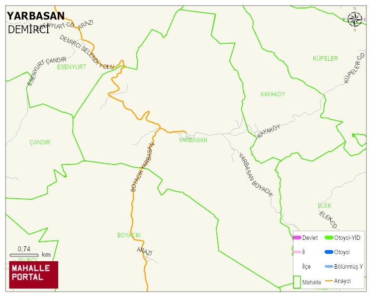 YARBASAN Mahallesi Haritası | Güncel Mahalle ve Köy Haritası